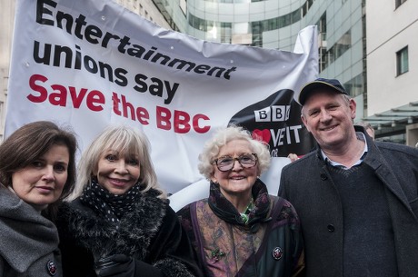 Save the BBC protest, London, Britain - 23 Nov 2015