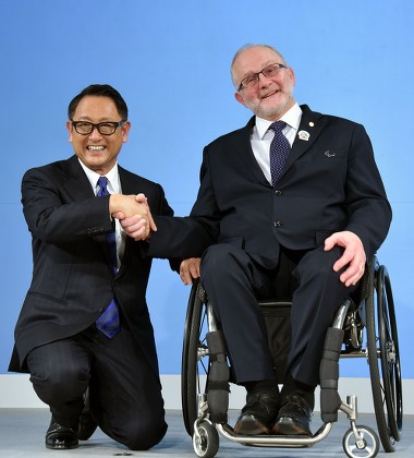 Toyota signs partnership agreement with IPC, Tokyo, Japan - 26 Nov 2015