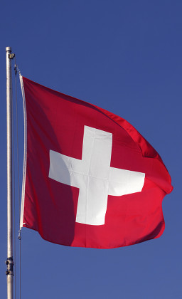 Swiss Flag National Flag Switzerland Editorial Stock Photo - Stock ...