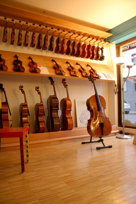 String Instruments On Display Violin Makers Editorial Stock Photo ...