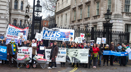 Ann-Marie Duff joins NHS demonstration, Downing Street, London, Britain -30 Nov 2015