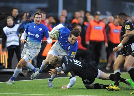 Ben Ransom Saracens Tackled On Line Editorial Stock Photo - Stock Image ...