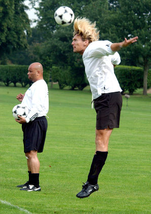 FILMING OF 'THE MATCH' TV PROGRAMME, BERKSHIRE, BRITAIN - 10 SEP 2005