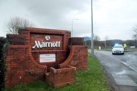 Man shot dead at Marriott Hotel, Waltham Abbey, Essex, Britain - 08 Dec 2015