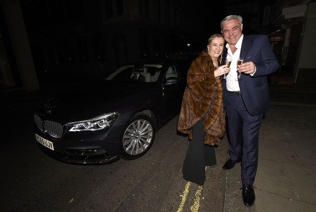 The Sunday Times Style Magazine Christmas Party arrivals in the all-new luxury BMW 7 Series, London, Britain - 09 Dec 2015