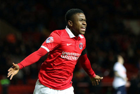 Ademola Lookman Celebrates Scoring Charltons Opening Editorial Stock ...