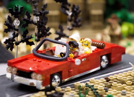 A Lego Las Vegas wedding editorial stock photo. Image of