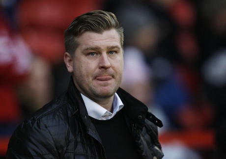 Milton Keynes Dons Manager Karl Robinson Editorial Stock Photo - Stock ...