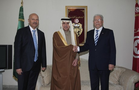Saudi Minister of Foreign Affairs Adel al-Jubeir visit to Tunisia - 30 Dec 2015