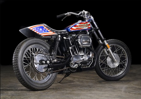 Auction of Evel Knievel Harley-Davidson motorcycle, Las Vegas, America - Jan 2016