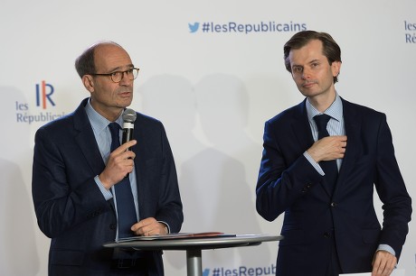 Les Republicans press conference, Paris, France - 06 Jan 2016