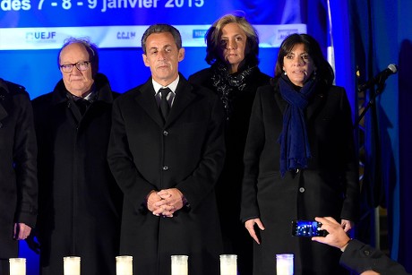 One-year commemorations of Charlie Hebdo attack, Paris, France - 09 Jan 2016