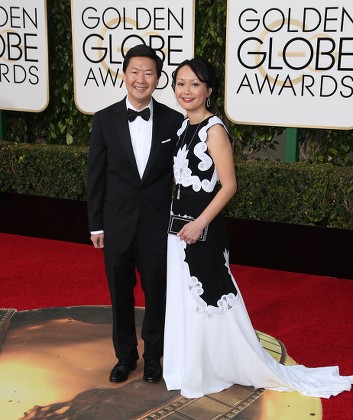 Ken Jeong Wife Tran Jeong Editorial Stock Photo - Stock Image