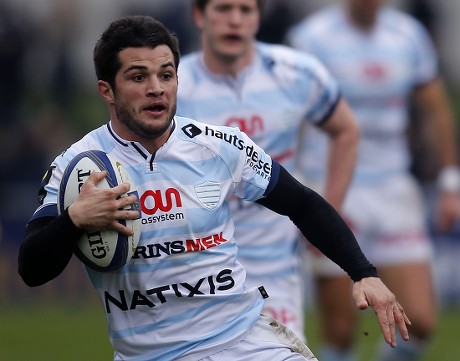Maillot De Rugby Racing 92 Porté (Brice Dulin ?) Top 14 2016, Le Coq Sportif Taille M
