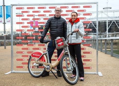 Santander Cycles expands to Queen Elizabeth Olympic Park, London, Britain - 21 Jan 2016