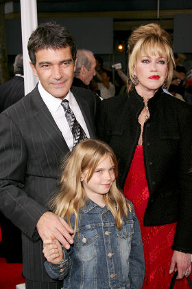 Antonio Banderas Melanie Griffith Daughter Stella Editorial Stock Photo ...