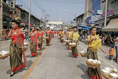 Parade Tak Bat Devo Festival Meaning Editorial Stock Photo - Stock ...