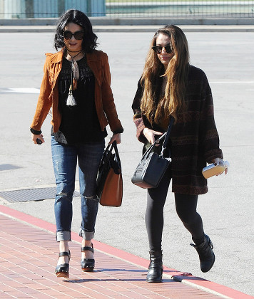 Vanessa Hudgens visits Forest Lawn Cemetery in Burbank, California, Los ...