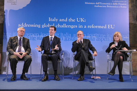 'Addressing global challenges in a reformed EU' meeting, Rome, Italy - 03 Feb 2016