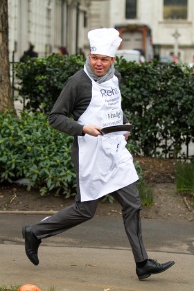 Rehab Parliamentary Pancake Race at Victoria Tower Gardens, London, Britain - 09 Feb 2016