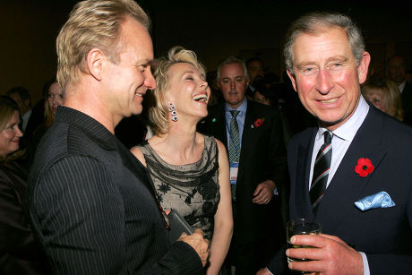 Sting Trudie Styler Prince Charles Editorial Stock Photo - Stock Image ...