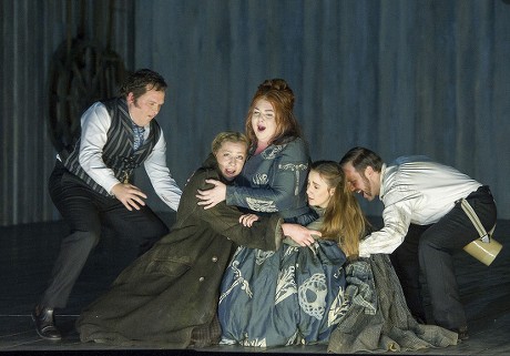 'Norma' opera performed by English National Opera at the London Coliseum, UK, 16 Feb 2016