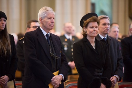 Mass for deceased members of royal family at Church of Our Lady of Laeken, Brussels, Belgium - 17 Feb 2016