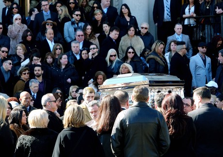 Funeral of Angela Raiola aka Big Ang, New York, America - 22 Feb 2016