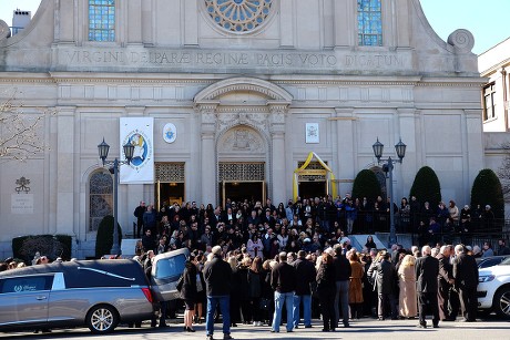 Funeral of Angela Raiola aka Big Ang, New York, America - 22 Feb 2016