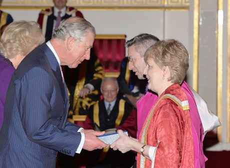 Prince Charles Professor Andrea Nolan Edinburgh Editorial Stock Photo ...