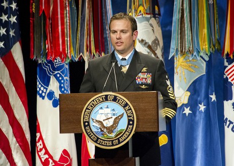 Medal Honor Recipient Us Navy Seal Editorial Stock Photo - Stock Image
