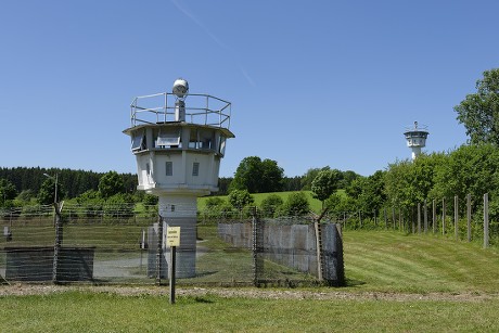 Watchtower On Border East Germany Wall Editorial Stock Photo - Stock ...