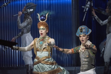 'Akhnaten' Opera by Philip Glass performed by English National Opera at the London Coliseum,
UK, 3 Mar 2016