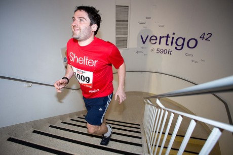 'Vertical Rush' tower running event for Shelter, London, Britain - 08 Mar 2016