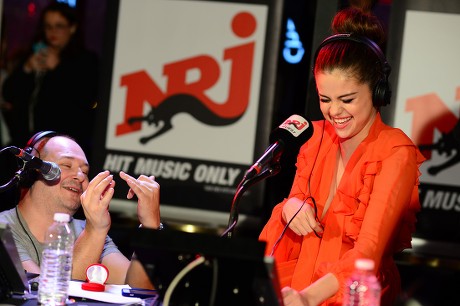 Selena Gomez at NRJ Radio, Paris, France - 10 Mar 2016