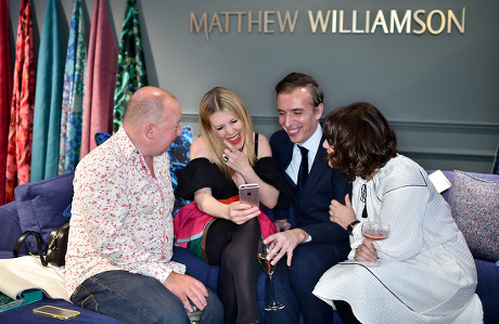 Matthew Williamson launches his first furniture collection with Duresta exclusively at Harrods, London, Britain - 10 Mar 2016