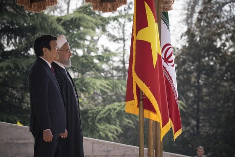 Vietnamese President Truong Tan Sang visit to Tehran, Iran - 14 Mar 2016