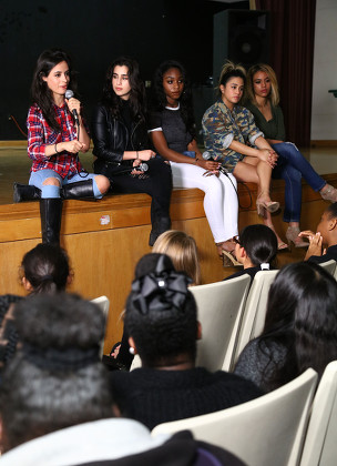 Fifth Harmony Chats About their Life Experiences with Urban Fitness 911 Students, Compton, Los Angeles, America - 14 Mar 2016