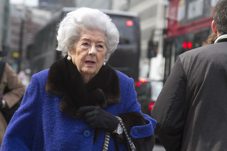 Betty Boothroyd out and about, London, Britain - 16 Mar 2016