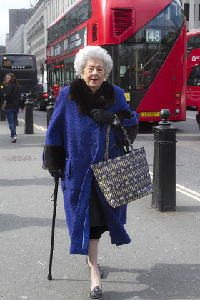 Betty Boothroyd out and about, London, Britain - 16 Mar 2016