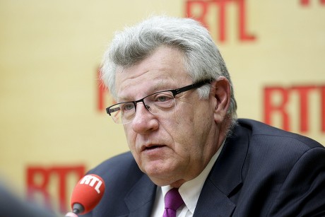 State Secretary for the Budget Christian Eckert  during an interview at RTL Radio Station, Paris, France - 21 Mar 2016