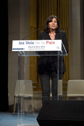 Mayor Paris Anne Hidalgo Pays Tribute Editorial Stock Photo - Stock ...