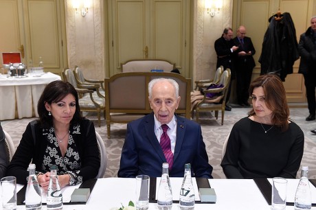 Former Israeli President Shimon Peres visit to Paris, France - 24 Mar 2016