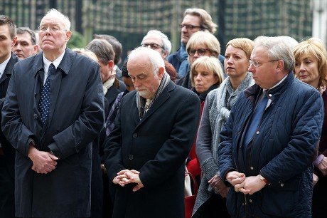 Memorial for victims of terrorist attacks, Brussels, Belgium - 24 Mar 2016