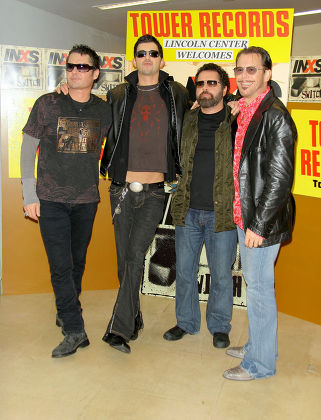 INXS PROMOTING THEIR NEW ALBUM 'SWITCH', TOWER RECORDS, NEW YORK, AMERICA  - 29 NOV 2005