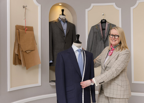 Kathryn Sargent, First Female Master Tailor Opens Shop on 37 Savile Row, London, Britain - 06 Apr 2016