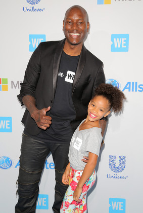 Tyrese Gibson Daughter Shayla Somer Gibson Editorial Stock Photo