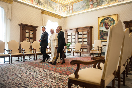 Prime Minister of Croatia papal audience, Vatican, Rome, Italy - 07 Apr 2016