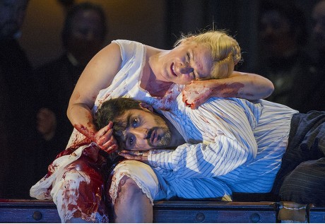 'Lucia di Lammermoor' Opera directed by Katie Mitchell performed at the Royal Opera House, London, UK, 5 Apr 2016