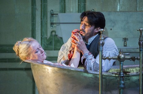 'Lucia di Lammermoor' Opera directed by Katie Mitchell performed at the Royal Opera House, London, UK, 5 Apr 2016